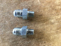 PAIR OF #6 MALE FLARE OIL LINE FITTINGS 1/8 NPT STR BIG DOG 
