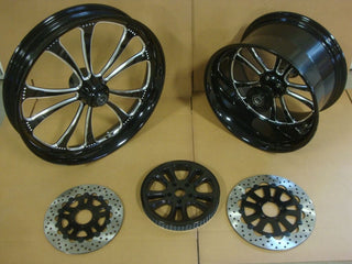 2016 FOR BIG DOG MASTIFF BILLET WHEELS 18 X 10.5 & 23 X 3.5 