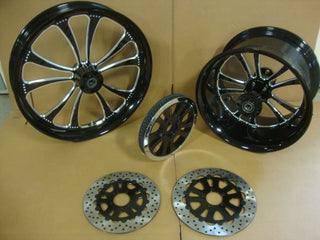 2016 FOR BIG DOG MASTIFF BILLET WHEELS 18 X 10.5 & 23 X 3.5 