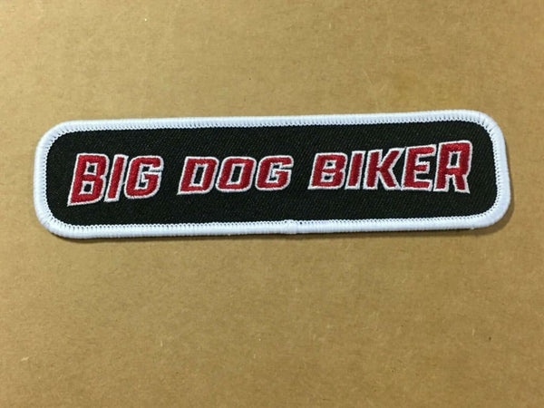 BIG DOG BIKER FORUM SMALL JACKET or HAT PATCH EMBROIDERED