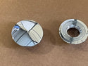 FOR BIG DOG CHROME LEFT GAS CAP w/ PAINT SAVER EARLY MASTIFF