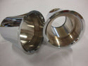 FOR BIG DOG MOTORCYCLE CHROME FORK DUST CAP SET COARSE 