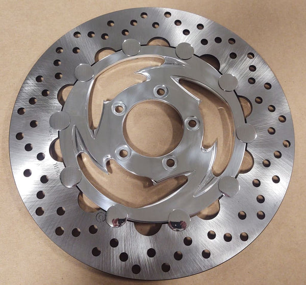 FOR BIG DOG MOTORCYCLE POLISHED 11.5 FRONT/ REAR BRAKE ROTOR