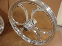 FOR BIG DOG MOTORCYCLES ’08 K-9 POLISHED BILLET WHEEL SET 18