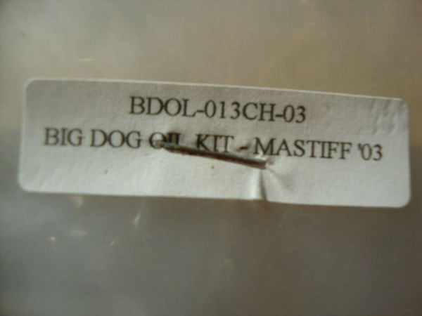 BIG DOG MOTORCYCLES 2003 MASTIFF OIL LINE KIT 2 LINES W/ HDW
