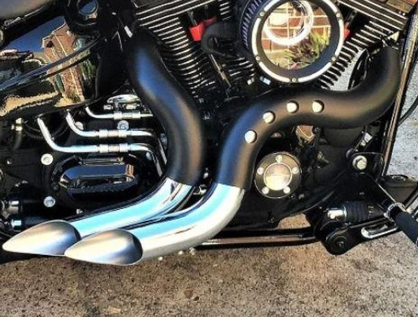 For Big Dog Motorcycles 2004 & Earlier LSD 2-2 Matte Black 