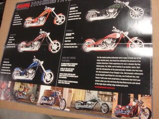 BIG DOG MOTORCYCLES 2006 SALES BROCHURE POSTER K-9