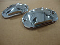 2008-UP BIG DOG PITBULL MALTESE CROSS CHROME REAR AXLE CAPS 