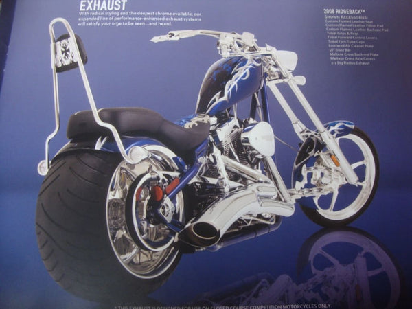 BIG DOG MOTORCYCLES 2008 ACCESSORY SALES BROCHURE 17 pgs ALL
