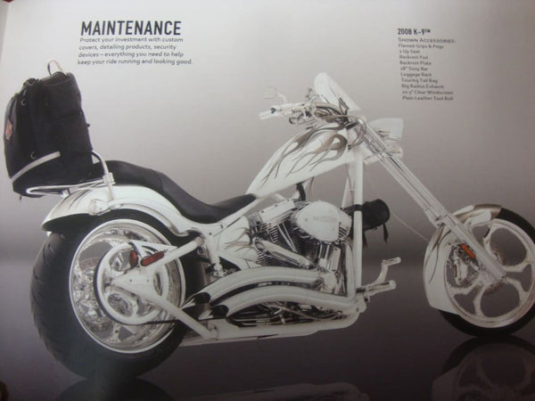 BIG DOG MOTORCYCLES 2008 ACCESSORY SALES BROCHURE 17 pgs ALL