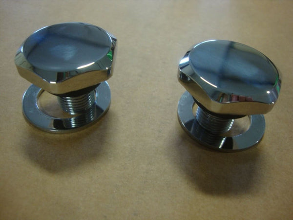 FOR BIG DOG MOTORCYCLES 41MM CHROME FORK TUBE CAP SET W/ 