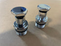 BIG DOG MOTORCYCLES 41mm CHROME FORK TUBE PLUG SET w/ CAP