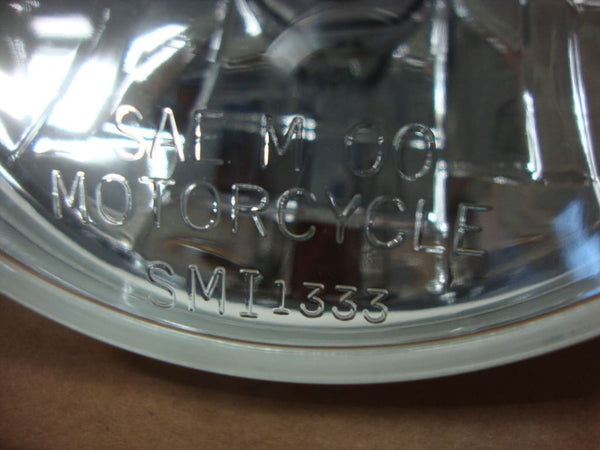 FOR BIG DOG MOTORCYCLES HEADLIGHT LENS WITH H4 HALOGEN BULB 