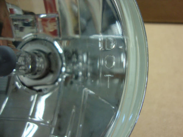 FOR BIG DOG MOTORCYCLES HEADLIGHT LENS WITH H4 HALOGEN BULB 