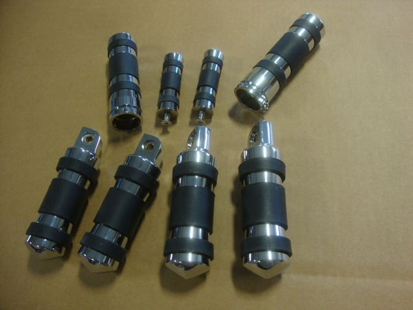 FOR BIG DOG MOTORCYCLES BANDED FOOT PEG SET 2004-UP FULL SET