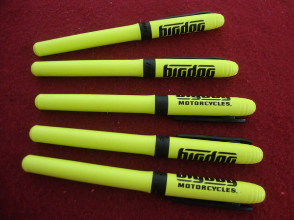 BIG DOG MOTORCYCLES BIC BRITE LINER GRIP HIGHLIGHTER set