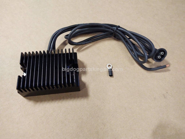 For Big Dog Motorcycles Black Voltage Regulator 2003-11 Models K-9 Mastiff Chopper - bigdogpartskingpin.com