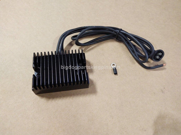 For Big Dog Motorcycles Black Voltage Regulator 2003-11 Models K-9 Mastiff Chopper - bigdogpartskingpin.com