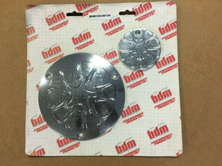BIG DOG MOTORCYCLES CHROME 3 HOLE SPROCKET & DERBY COVER 