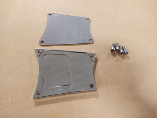 FOR BIG DOG CHROME BILLET PRIMARY INSPECTION COVER w/ hdw 