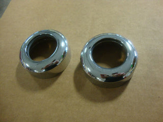 FOR BIG DOG MOTORCYCLES CHROME FORK DUST CAP SET FITS 