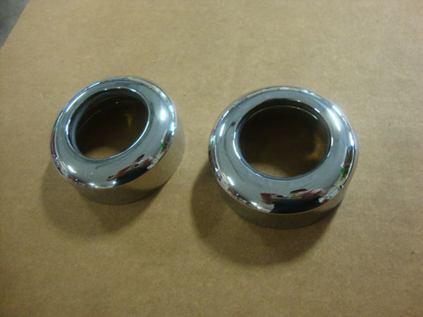 FOR BIG DOG MOTORCYCLES CHROME FORK DUST CAP SET FITS 