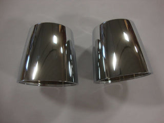 FOR BIG DOG MOTORCYCLES CHROME FORK DUST CAP SET FITS ’05-UP
