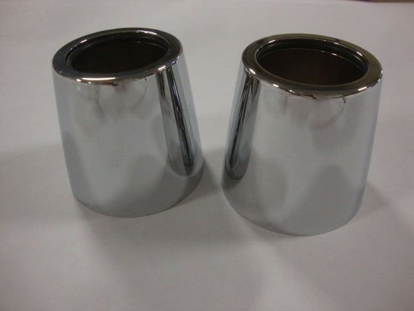 FOR BIG DOG MOTORCYCLES CHROME FORK DUST CAP SET FITS ’05-UP