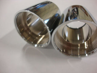 FOR BIG DOG MOTORCYCLES CHROME FORK DUST CAP SET FITS ’05-UP