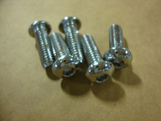 BIG DOG MOTORCYCLES CHROME FRONT/REAR BRAKE ROTOR BOLT SET 