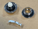 FOR BIG DOG CHROME GAS CAP w/ PAINT SAVER & TOOL for EARLY