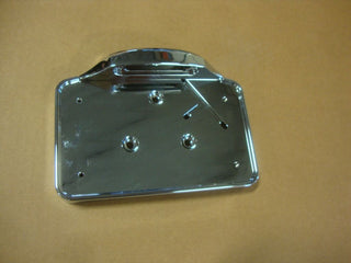 BIG DOG MOTORCYCLES CHROME LICENSE PLATE FRAME W BEZEL 