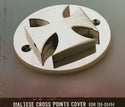 BIG DOG MOTORCYCLES CHROME MALTESE CROSS POINTS COVER