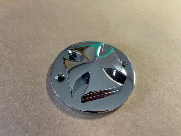 BIG DOG MOTORCYCLES CHROME MALTESE CROSS POINTS COVER