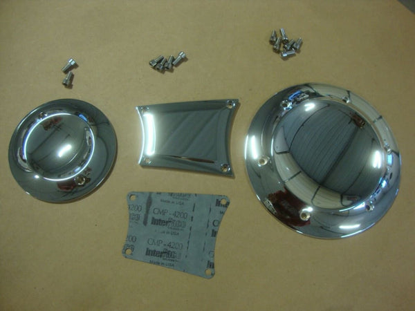 FOR BIG DOG MOTORCYCLES CHROME PRIMARY COVER SET FITS ALL 