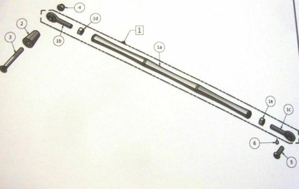 FOR BIG DOG MOTORCYCLES CHROME SHIFT ROD BOLT W/ CHROME NUT 