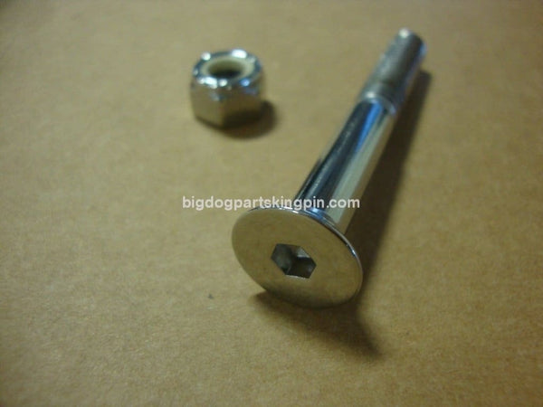 FOR BIG DOG MOTORCYCLES CHROME SHIFT ROD BOLT W/ CHROME NUT 5/16