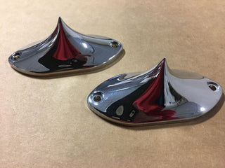 BIG DOG MOTORCYCLES CHROME SPIKE REAR AXLE CAP SET FITS 2006