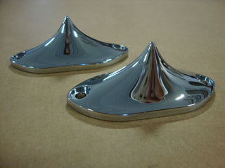 FOR BIG DOG MOTORCYCLES CHROME SPIKE AXLE CAP SET FITS K-9 