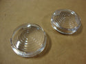 FOR BIG DOG MOTORCYCLES CLEAR CIRCLE TURN SIGNAL LENSES 