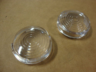 FOR BIG DOG MOTORCYCLES CLEAR CIRCLE TURN SIGNAL LENSES 
