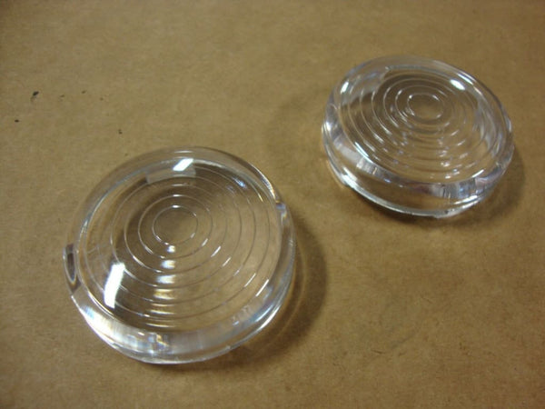 FOR BIG DOG MOTORCYCLES CLEAR CIRCLE TURN SIGNAL LENSES 