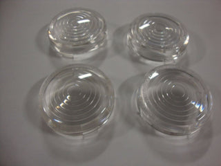 FOR BIG DOG MOTORCYCLES CLEAR CIRCLE TURN SIGNAL LENSES 