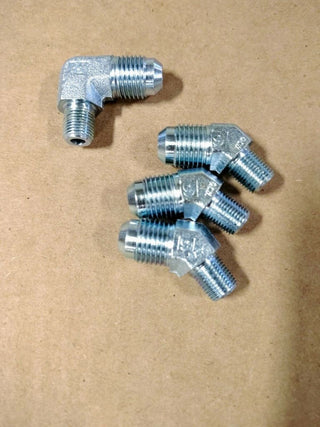 FLARE OIL LINE FITTINGS 90 & 45 * 1/8NPT BIG DOG HARLEY 