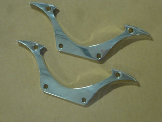 FOR BIG DOG MOTORCYCLES FT FENDER BRACKETS POLISHED 2003-04 