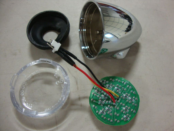 FOR BIG DOG FRONT TURN SIGNAL ASSY AMBER LED ALL LENSES FITS