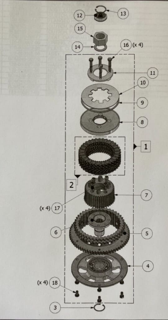 BIG DOG MOTORCYCLES HARDENED CLUTCH PRESSURE PLATE all