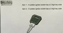 FOR BIG DOG MOTORCYCLES IGNITION SWITCH KEY BLANK 4T ALL 