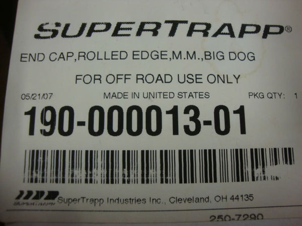BIG DOG MOTORCYCLES MEAN MOTHERS ROLLED EDGE END CAP SINGLE 