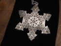 BIG DOG MOTORCYCLES OEM 2002 PEWTER SNOWFLAKE ORNAMENT 2